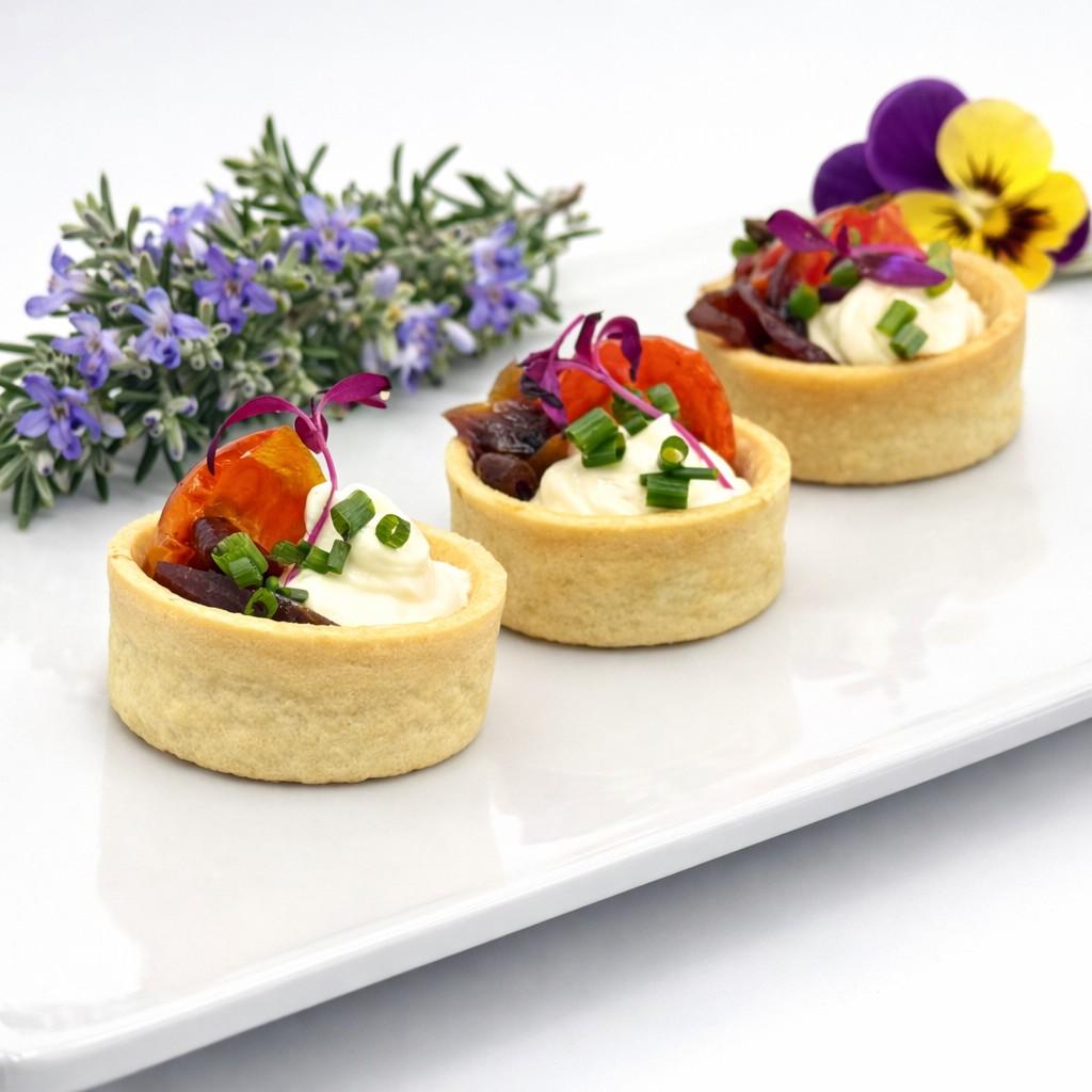 Goats Cheese & Blistered Cherry Tomato Tart