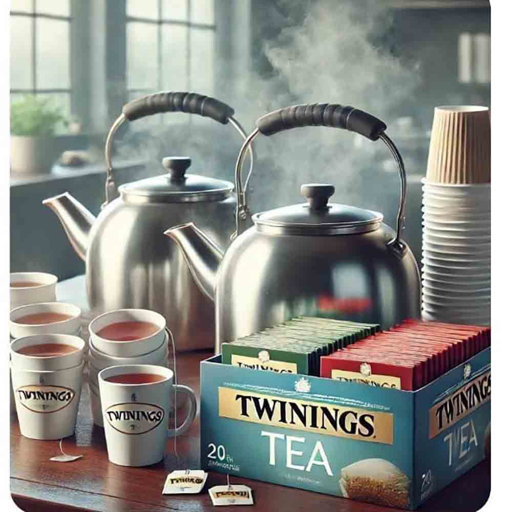 Twining's Tea's and Hot Water