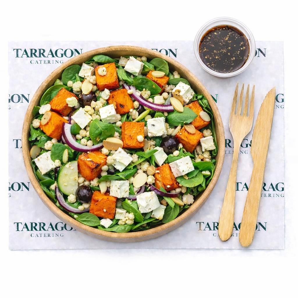 Pumpkin, Cous Cous and Feta Salad (Main Course) 