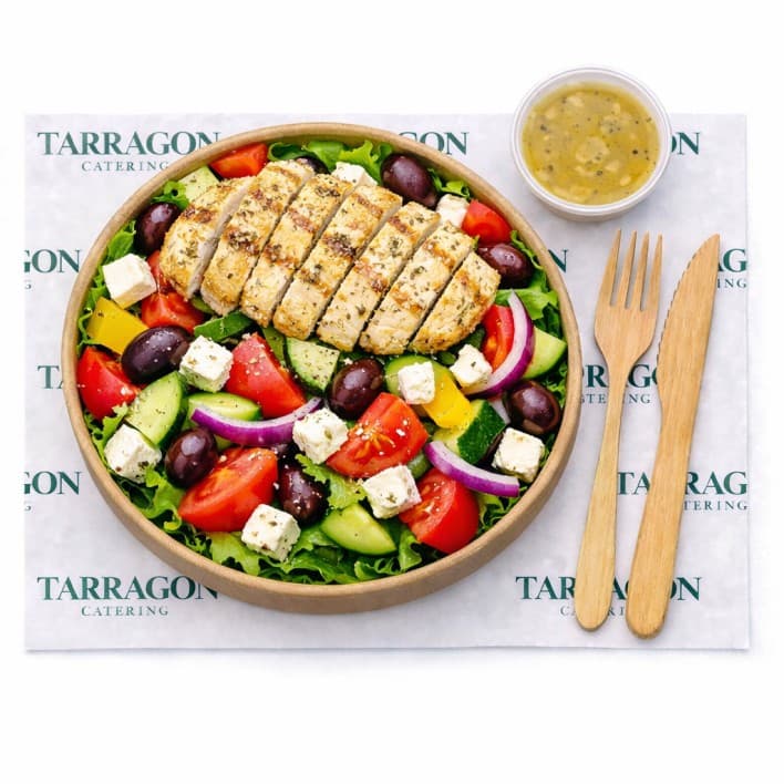 Grilled Chicken Breast Greek Salad (Main Course) 