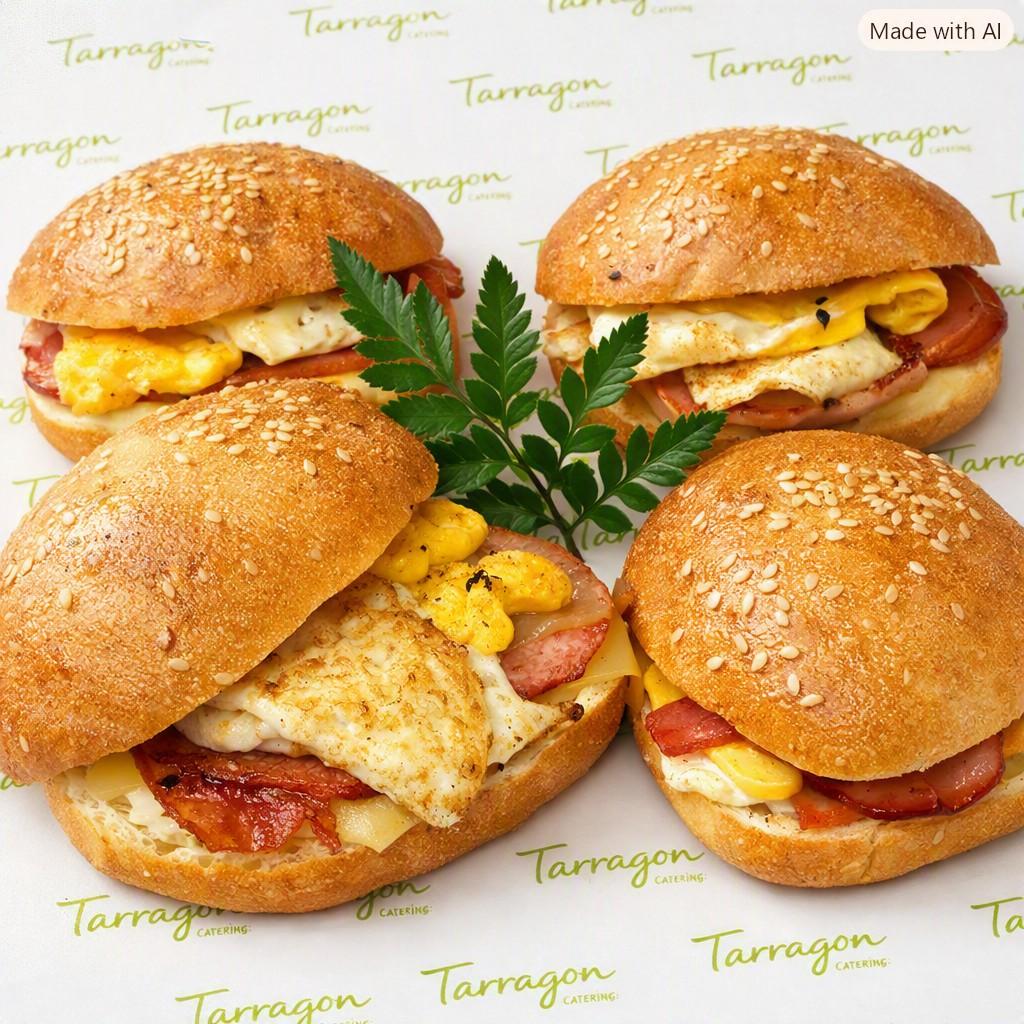 Warm Breakfast Turkish Rolls 