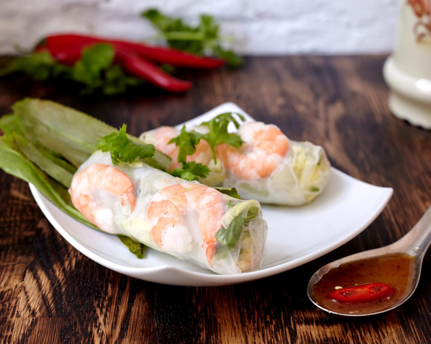 Prawns Summer Rolls
