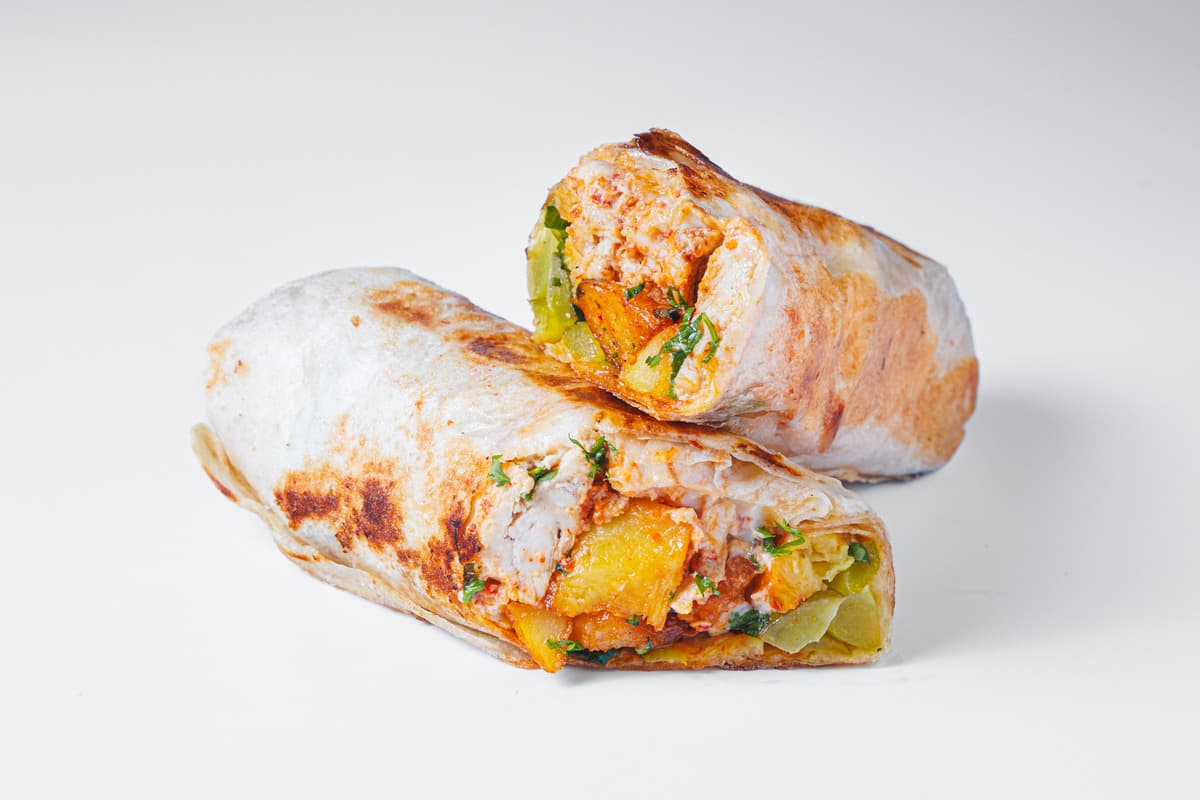Grilled Chicken Potato Wrap