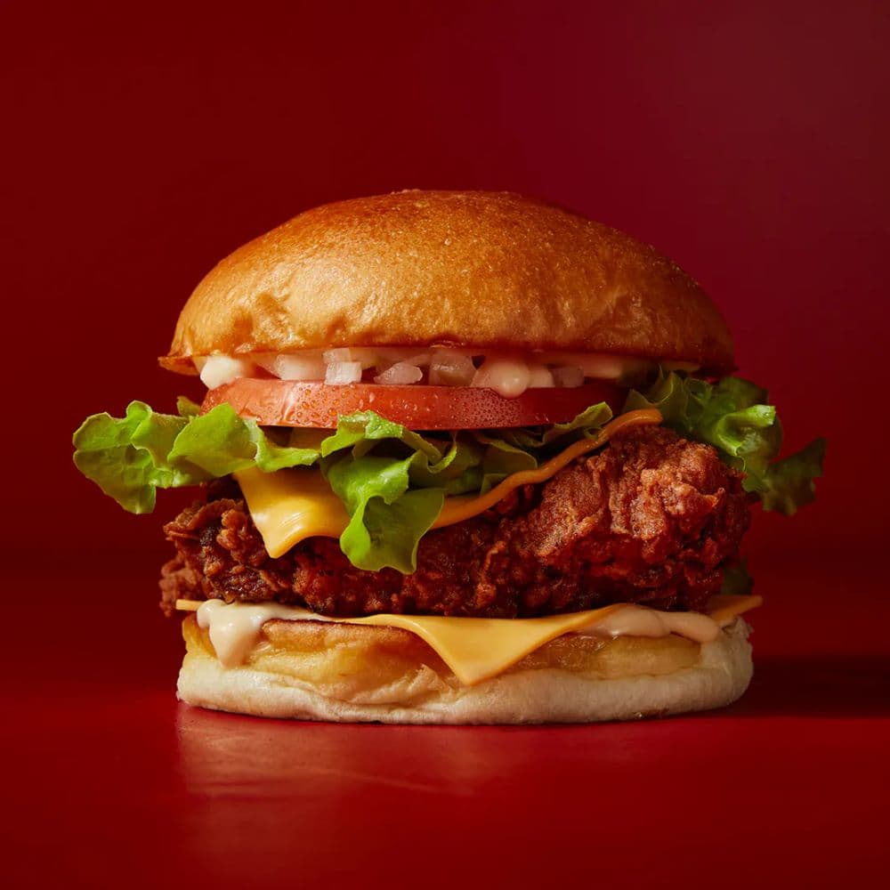 Fried Chicken Burger + Fries