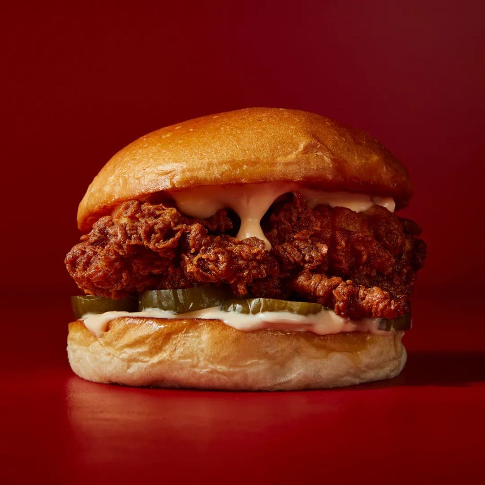 Spicy Fried Chicken Burger + Fries