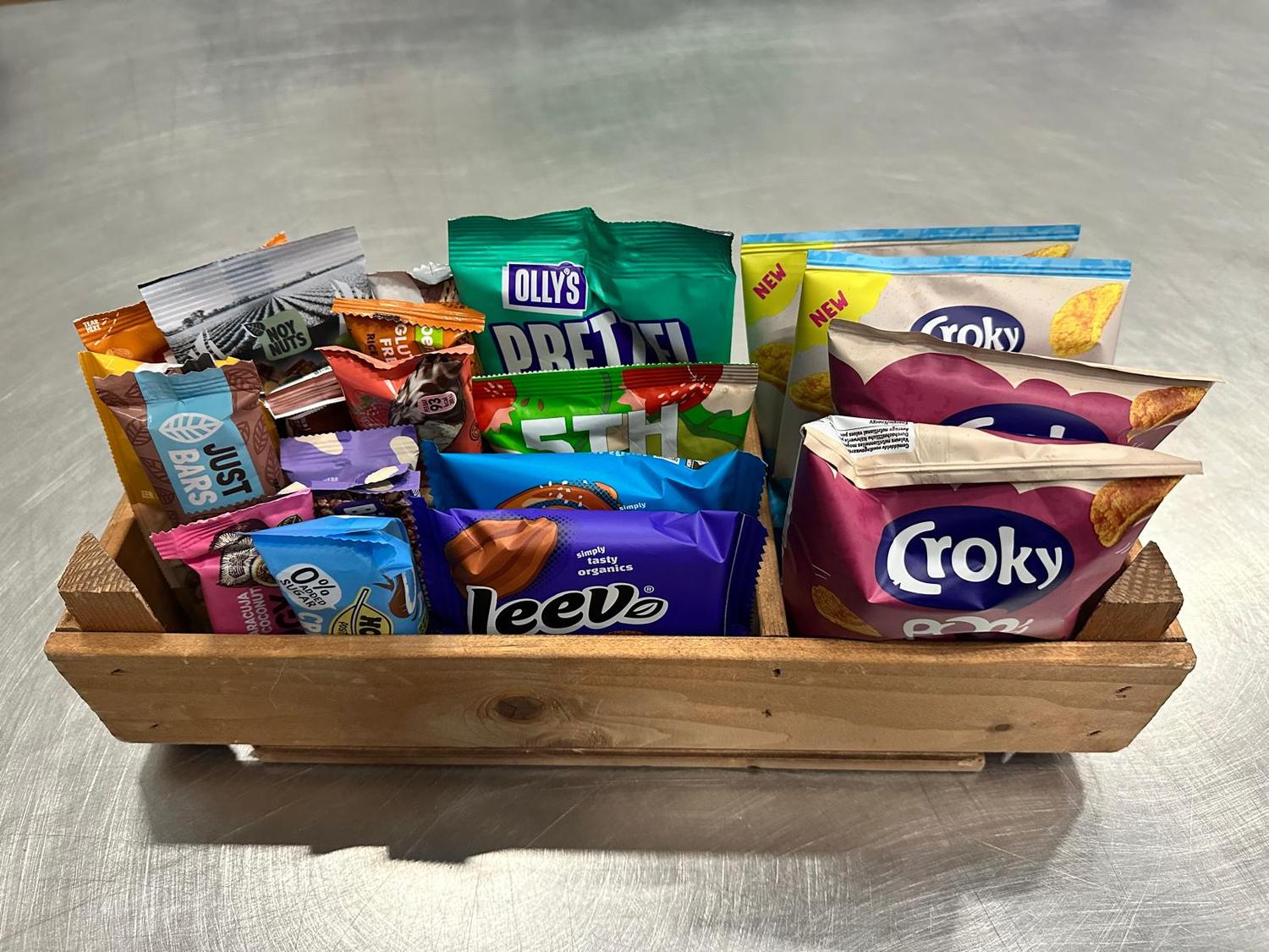 Snack box - 20 pieces inc. display