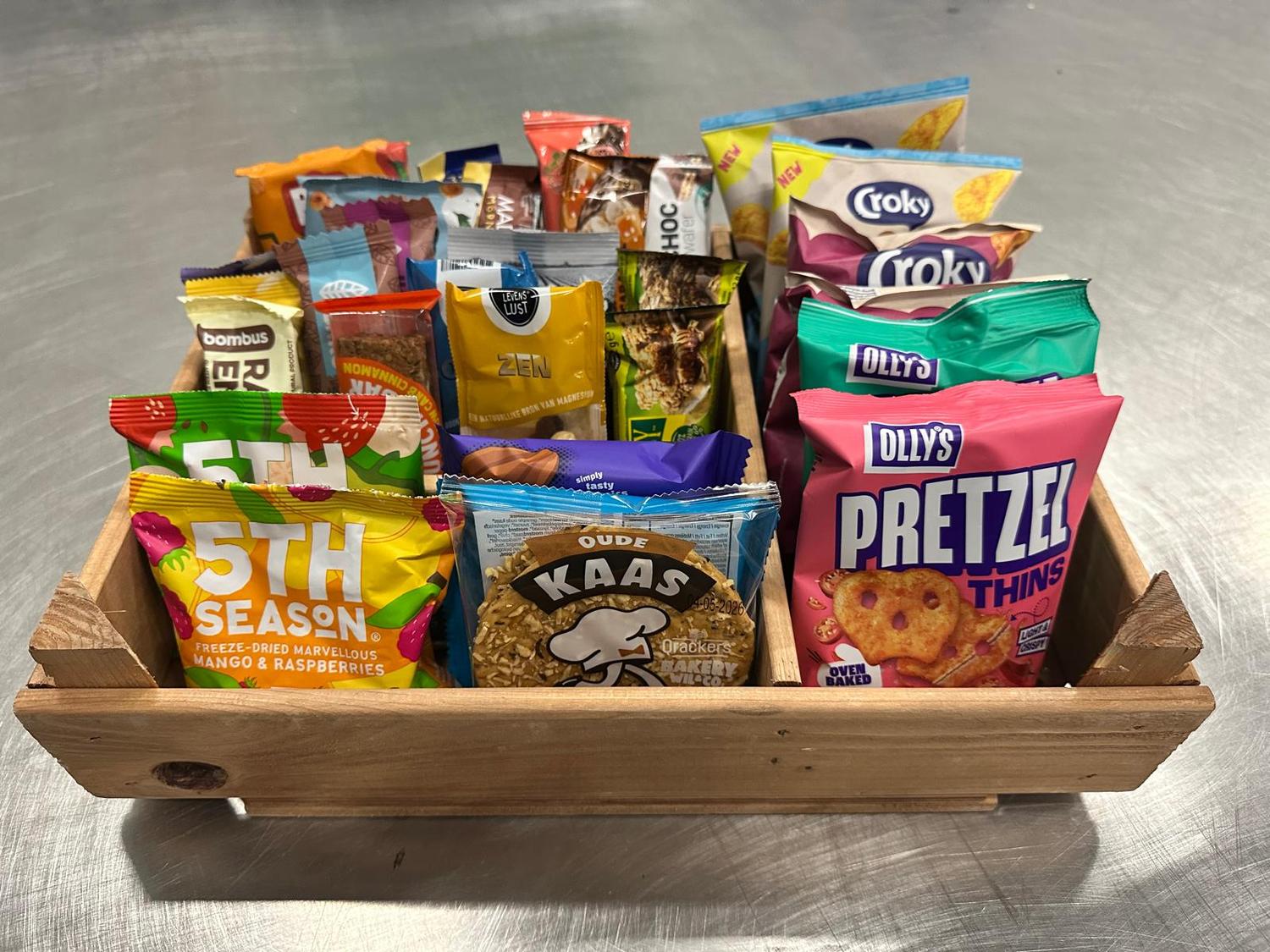Snack box - 30 pieces inc. display