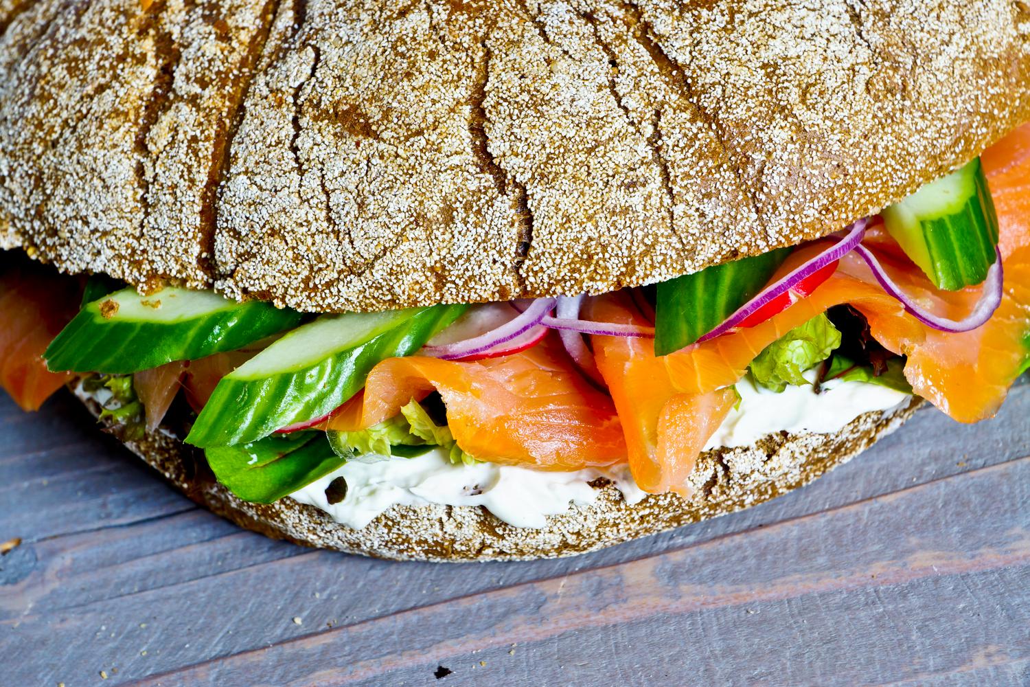 Luxe panbrood - Salmon