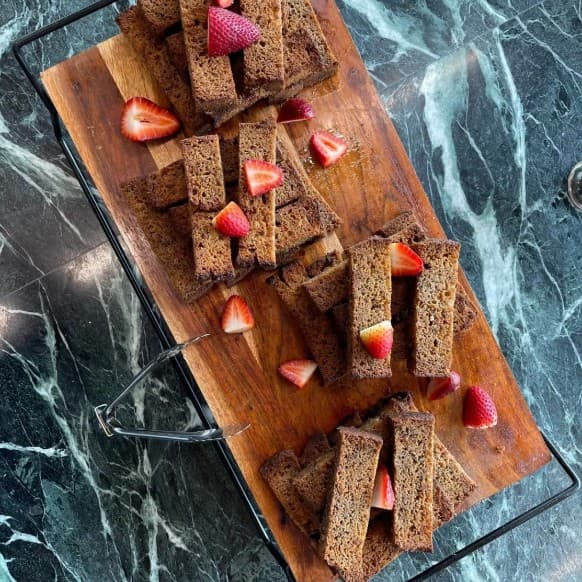 Toasted Banana Bread Finger