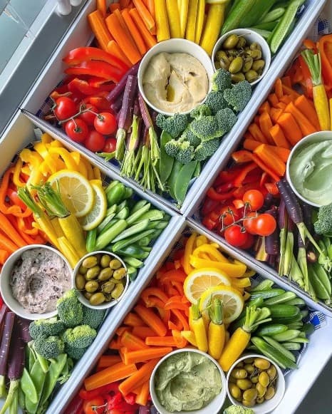  Large Vegan Crudites Platter