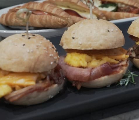 Bacon & Egg Breakfast Slider 
