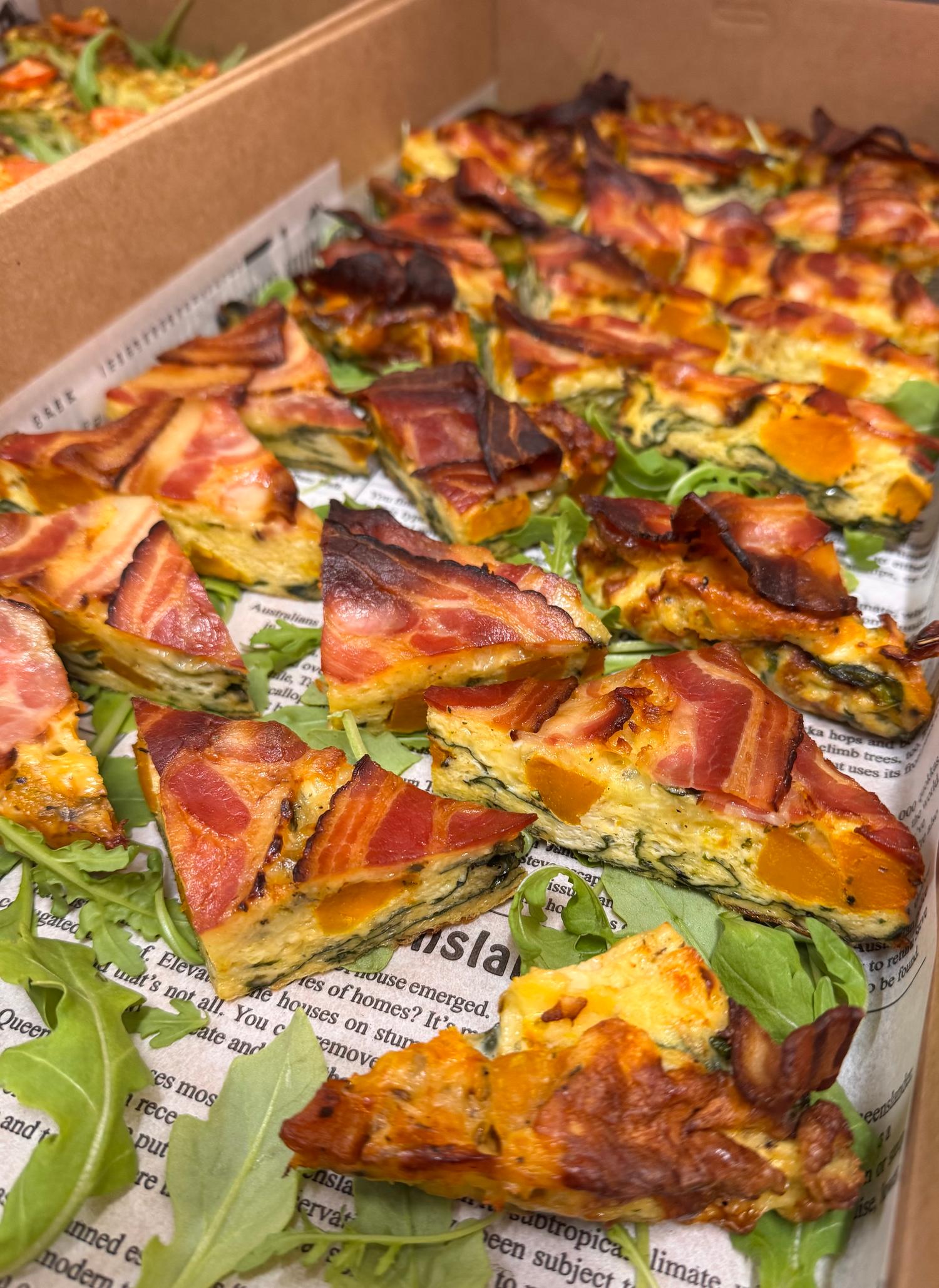 Bacon Frittata Slice