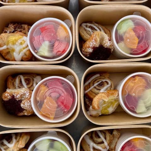 Danishes & Fruit - Individual 