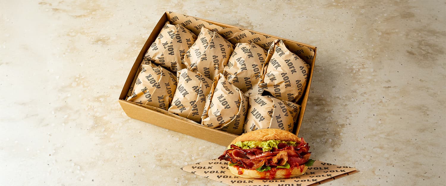 Breakfast Bap Platter - Fancy Bacon