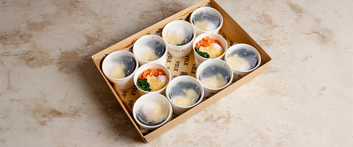 Breakfast Platter - Royale Poached Egg Pots
