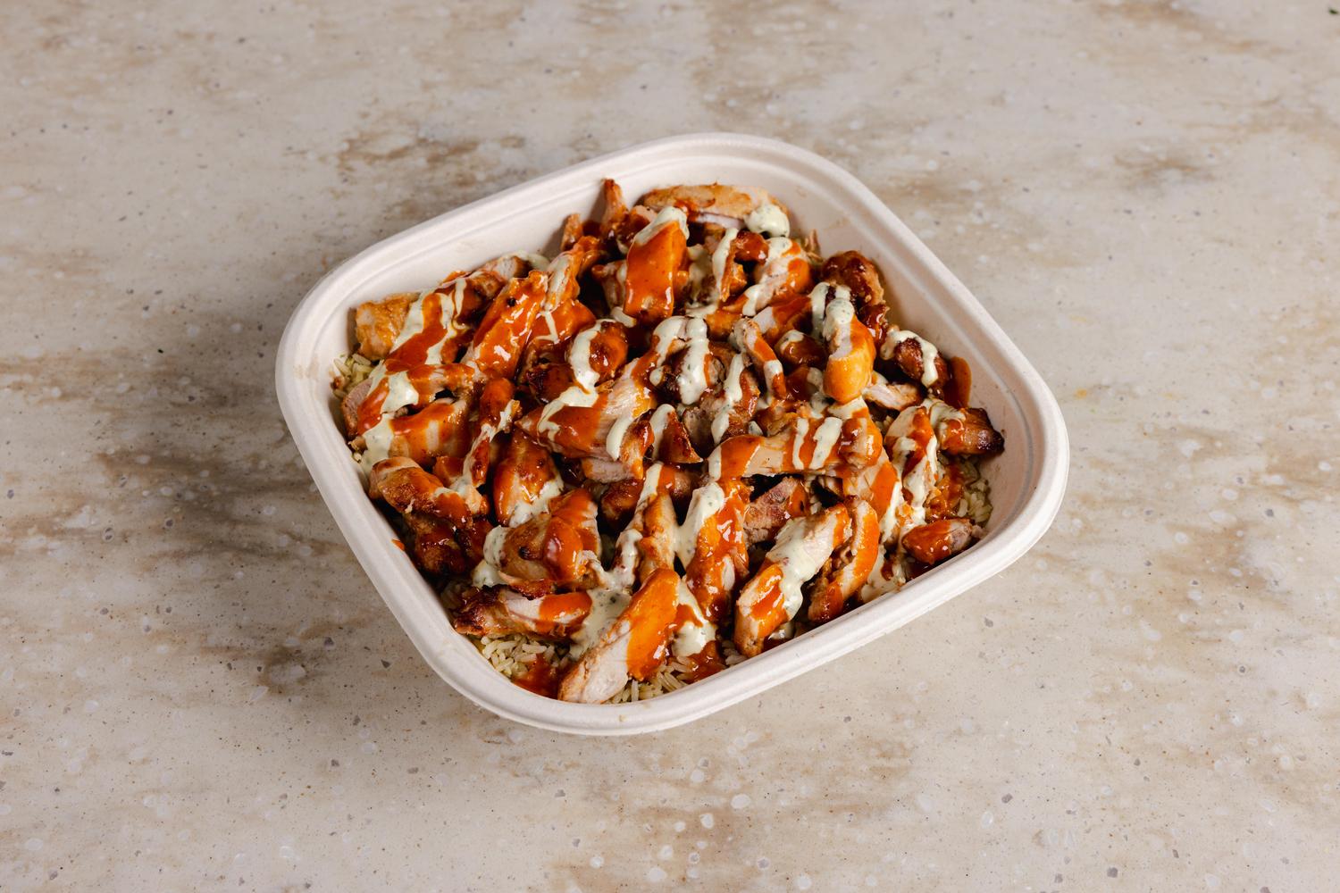 Buffalo Chicken Rice Bowl