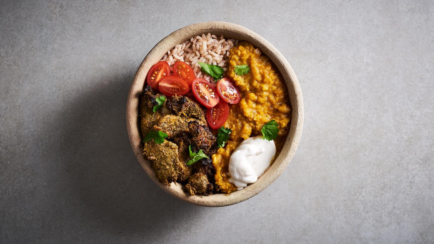 Grilled Chicken & Lentils Bowl