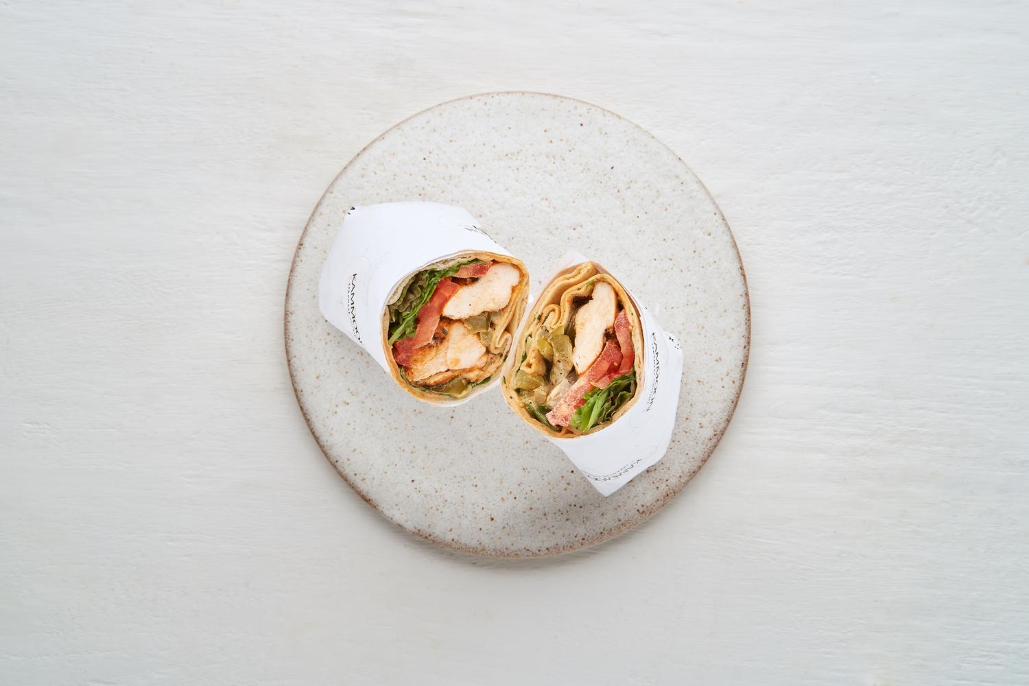 Grilled Chicken Shish Wrap