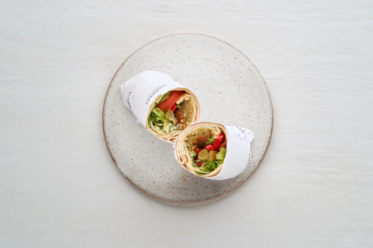 Chilli Falafel Hummus Wrap