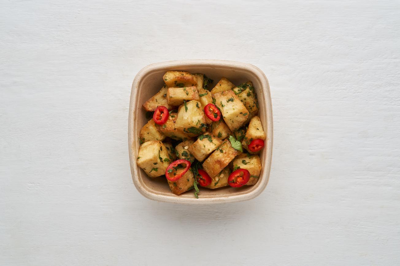 Spicy Potatoes with Chilli & Coriander
