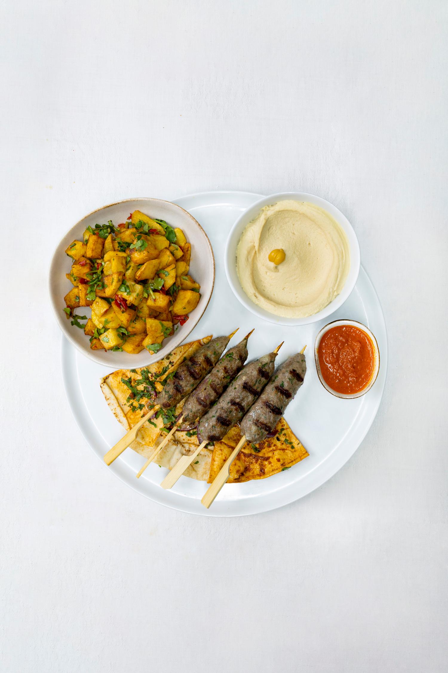 Lamb Kofta Skewers Hot Box