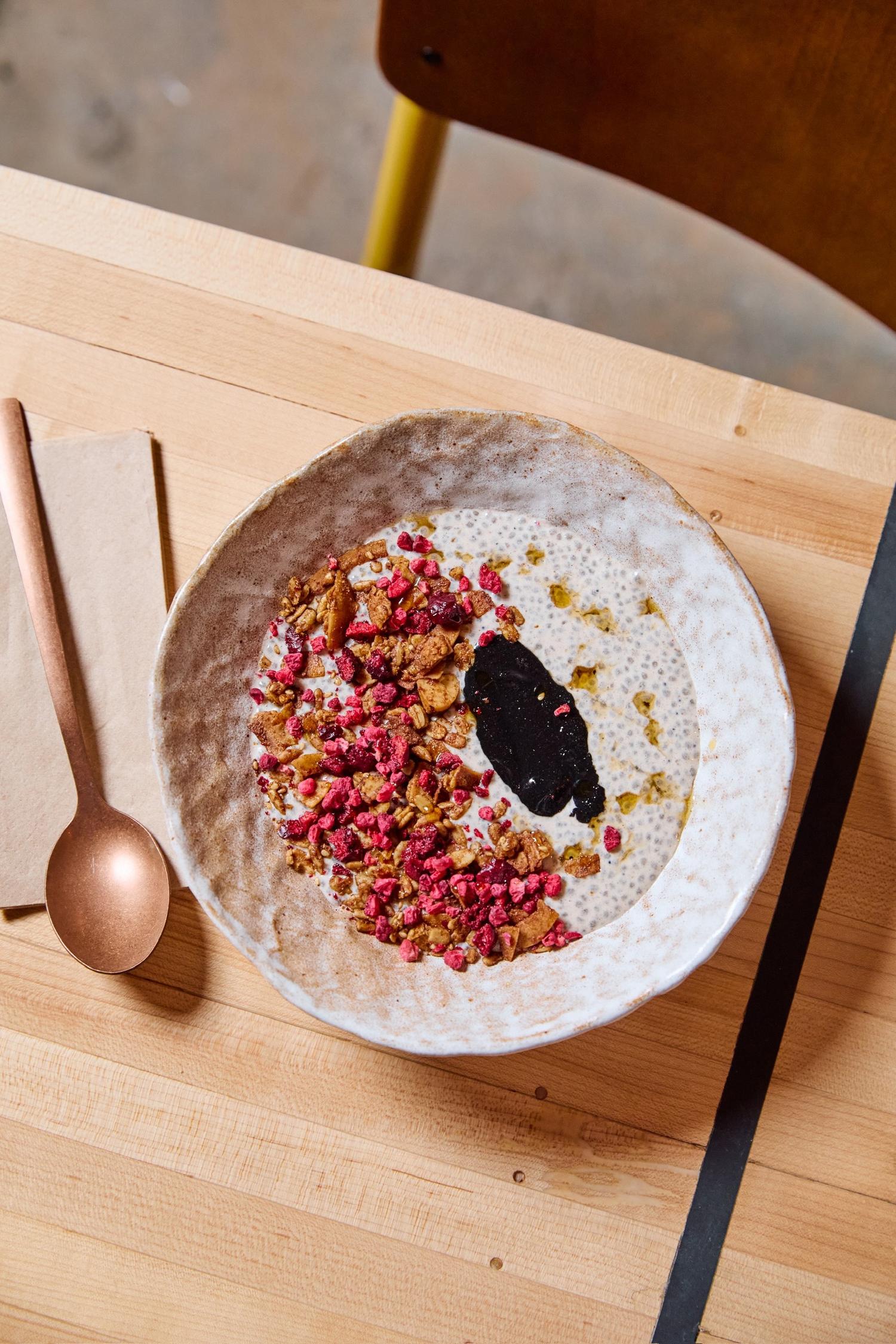 Organic tahini black sesame chia 