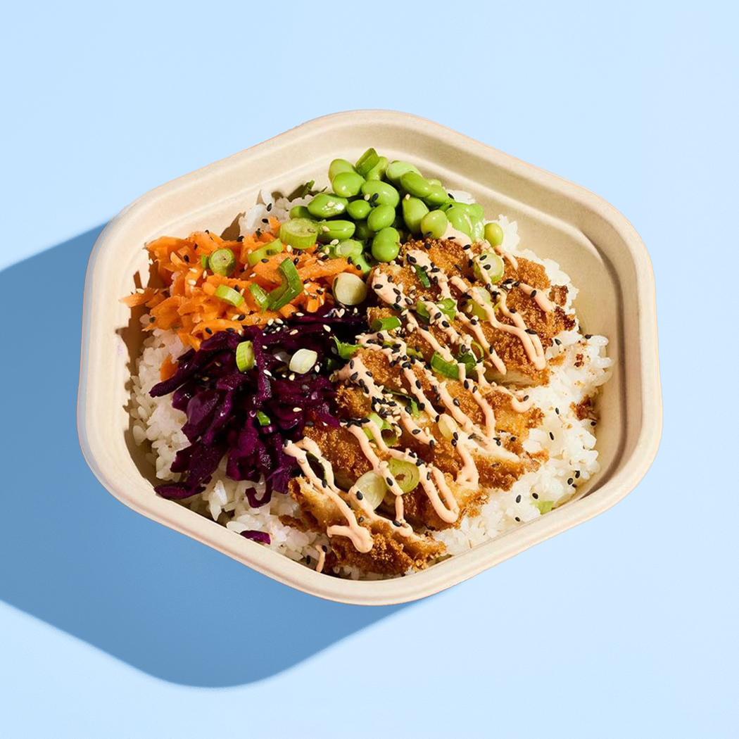 Crispy Chicken Katsu Sushi Bowl