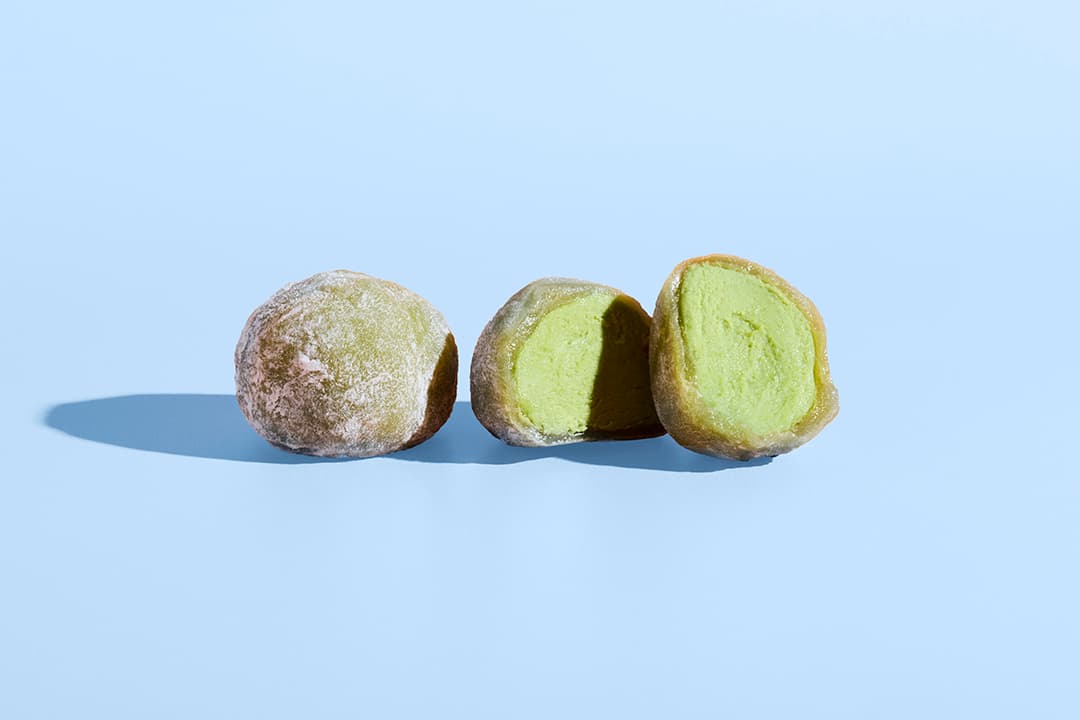 Two Matcha & White Chocolate Mochi