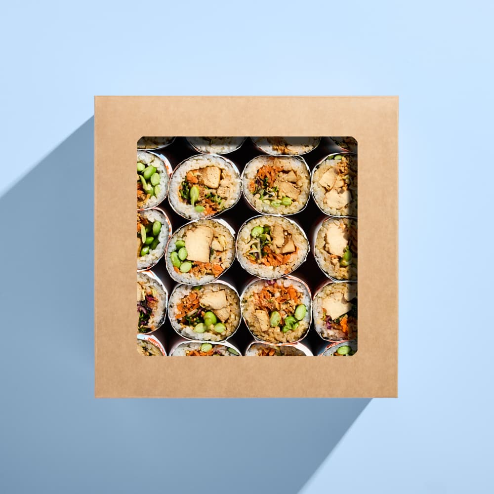 Sesame Cashew Tofu Sushi Roll Platter - Small 