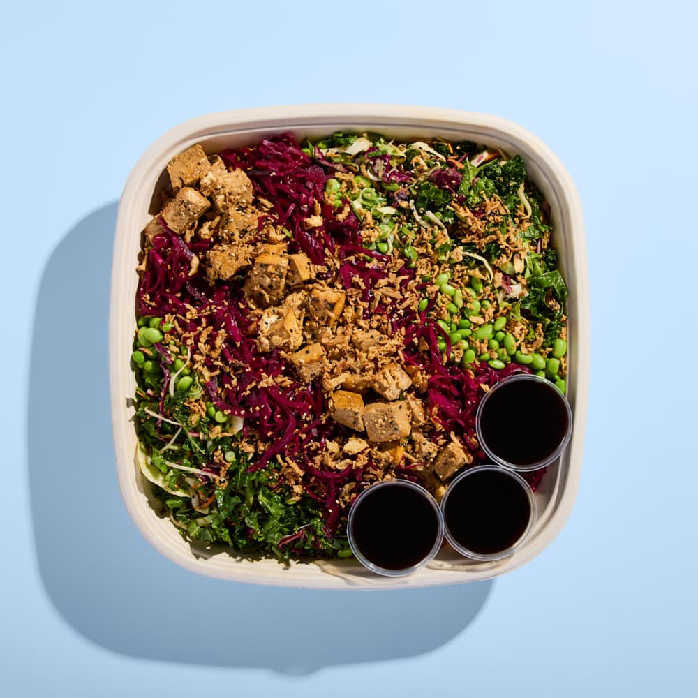 Teriyaki Tofu Crunch Salad Platter