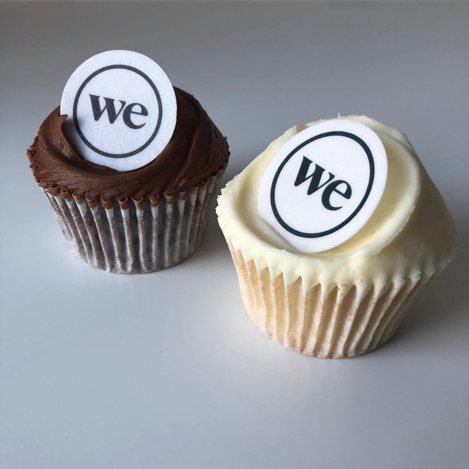 Your logo/design cupcakes