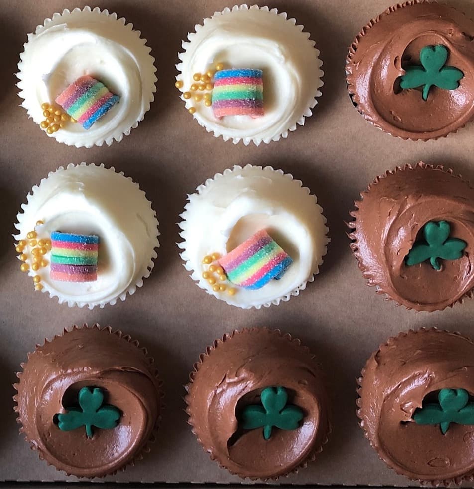 St Patrick's Day Cupcakes