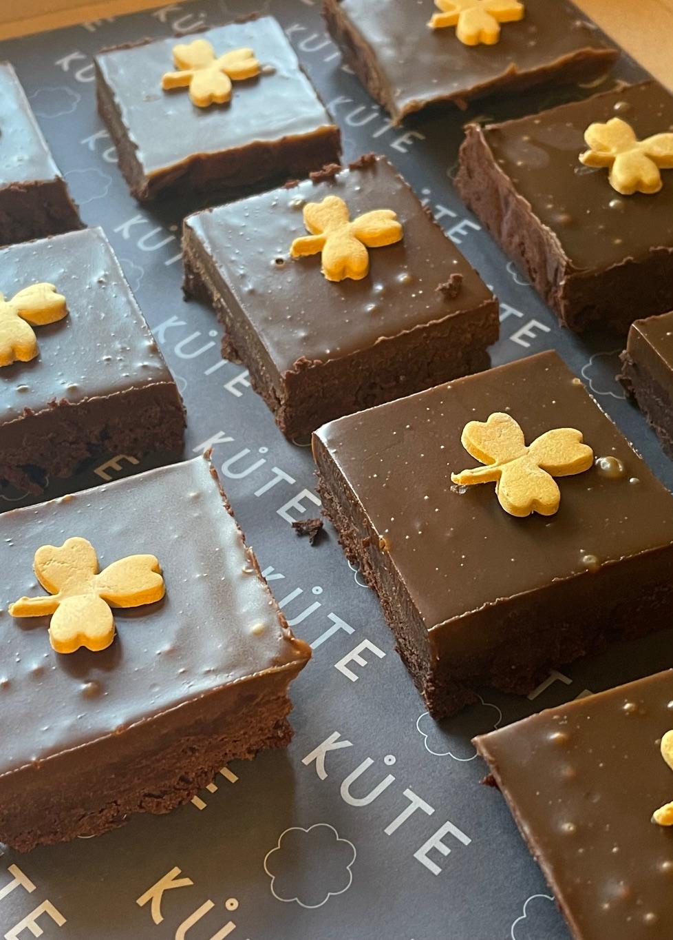 St Patrick's Day Brownies