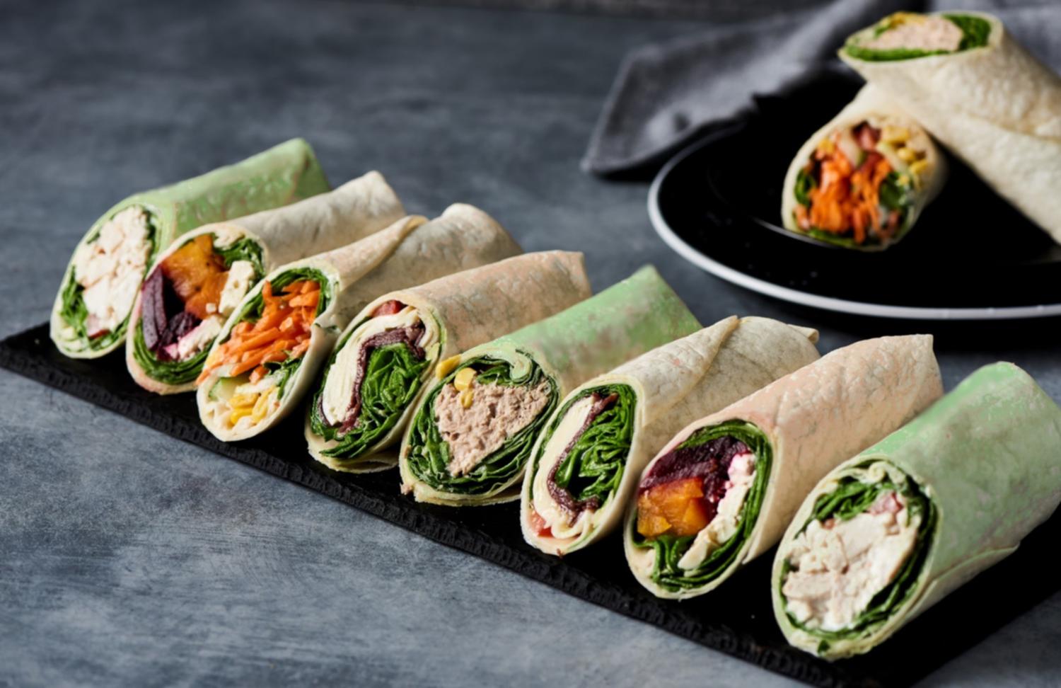 Vegetarian Wrap Platter