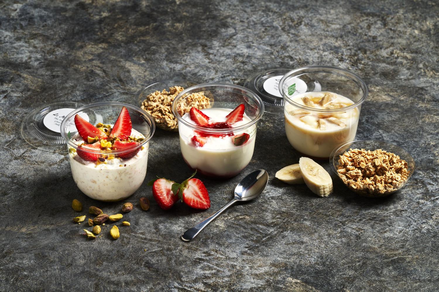 Vegan yoghurts