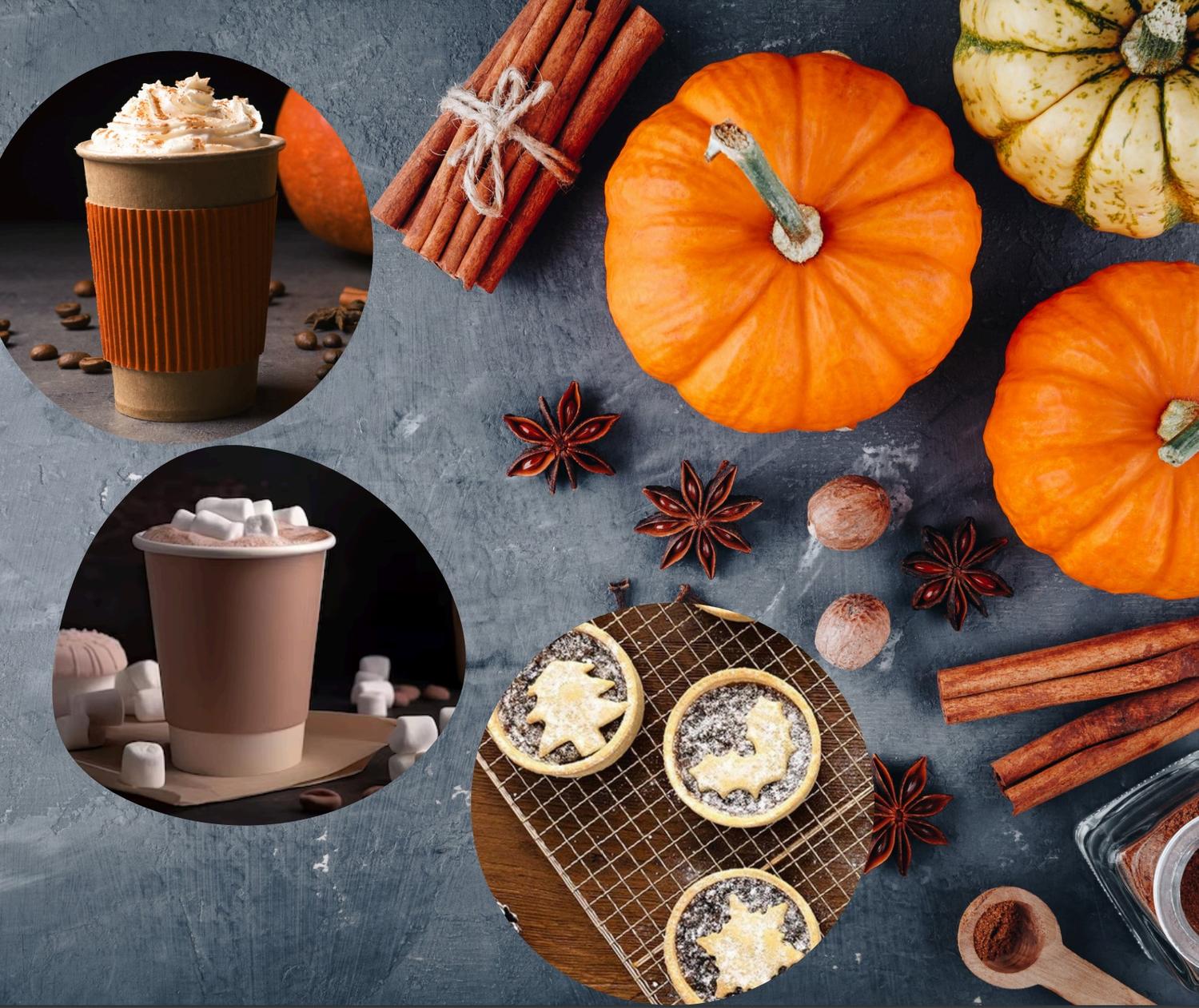 Hot drinks station & Mince pie