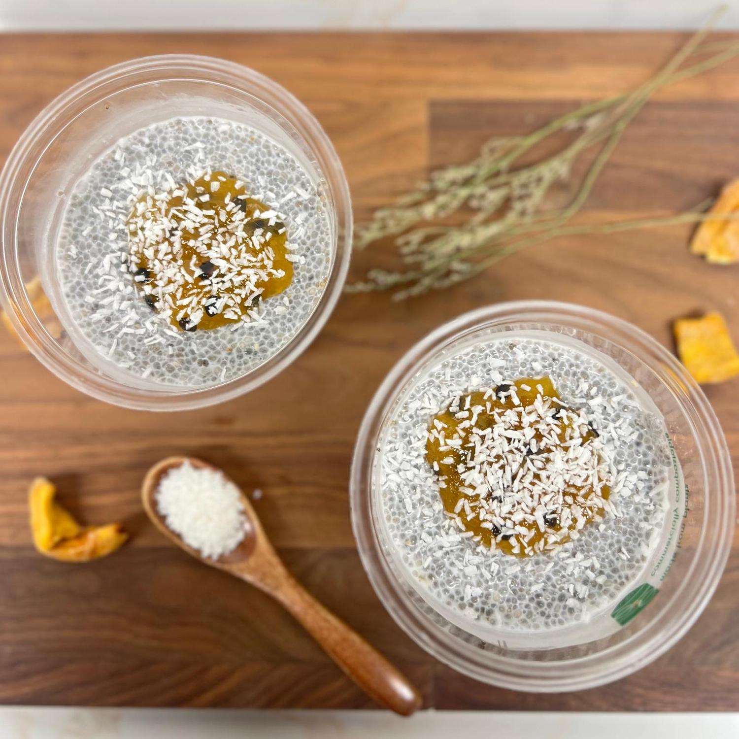 Mango & Passion Fruit Chia Pudding