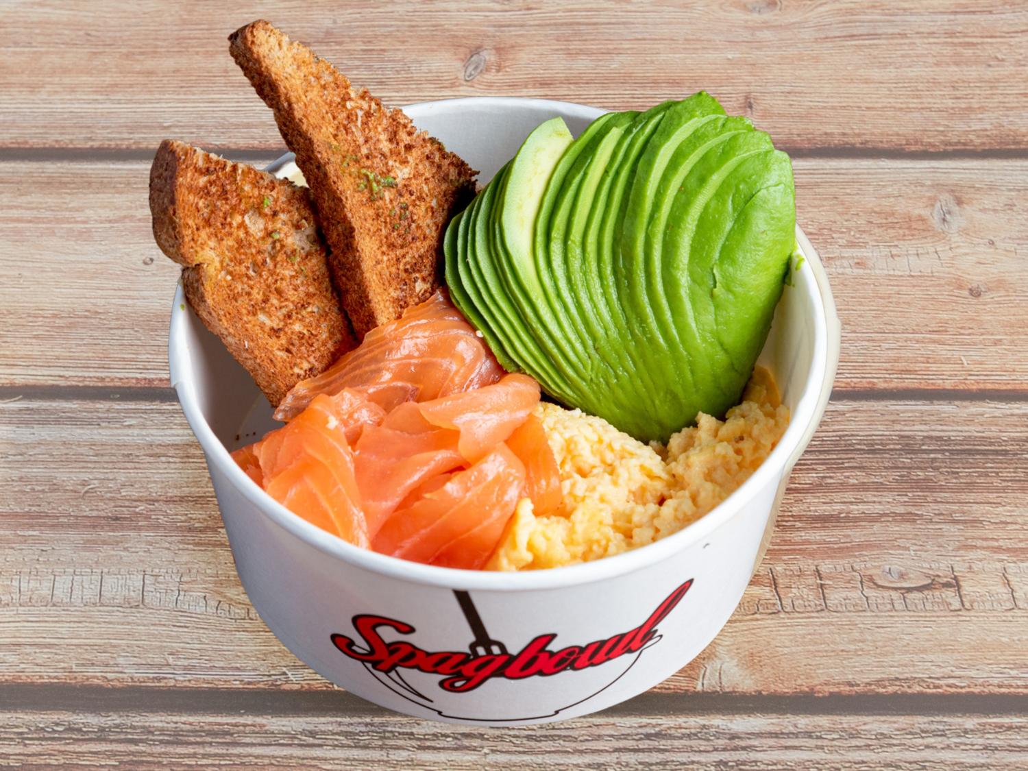 Avocado, Scrambled Egg & Smoked Salmon
