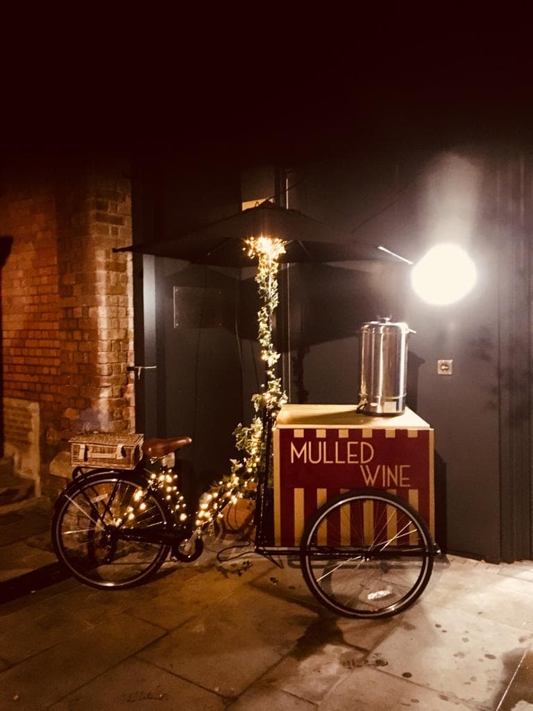 Mulled Wine, Mulled Cider & Hot Apple. 