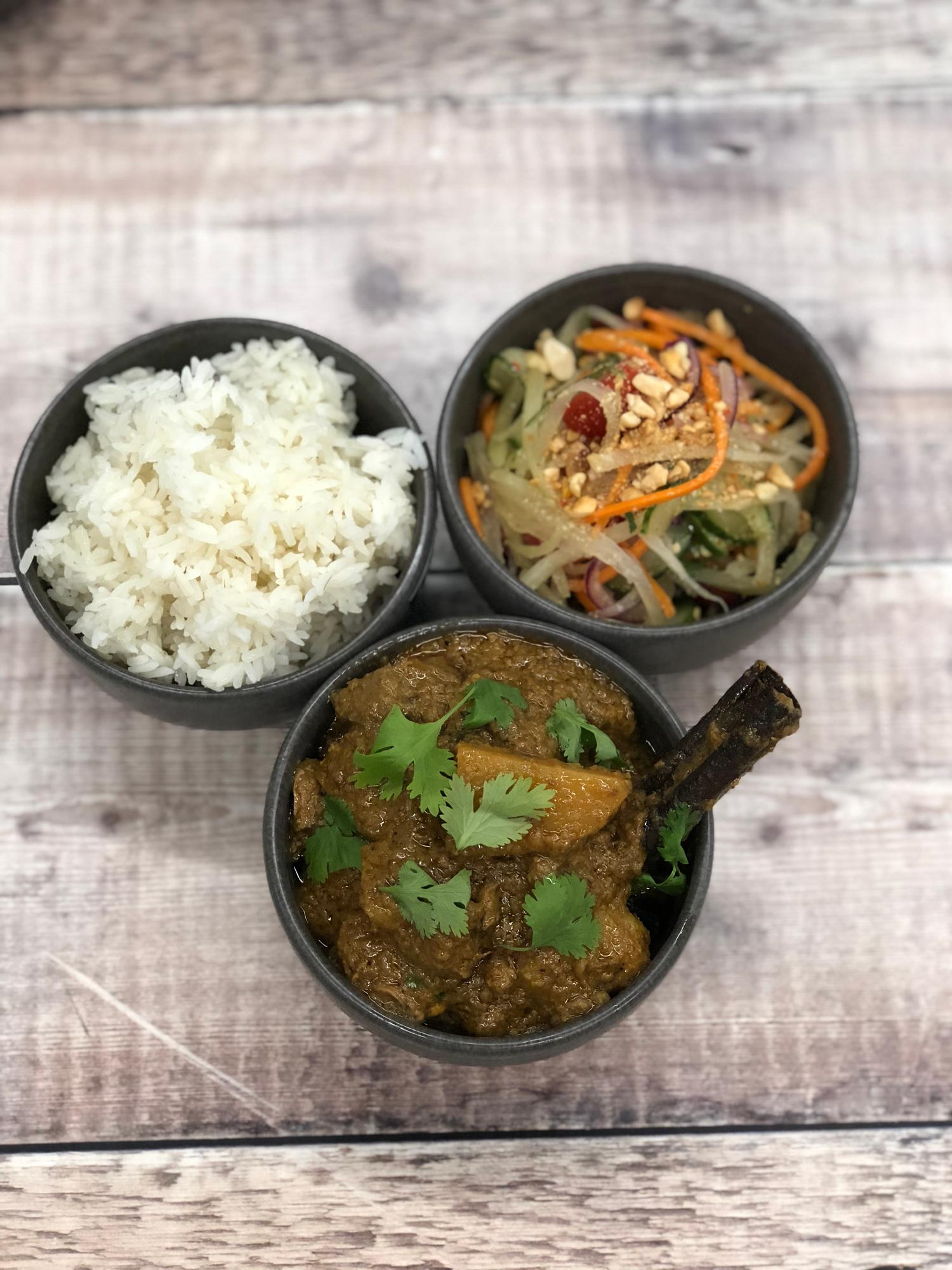 Beef Massaman Curry & Jasmine Rice