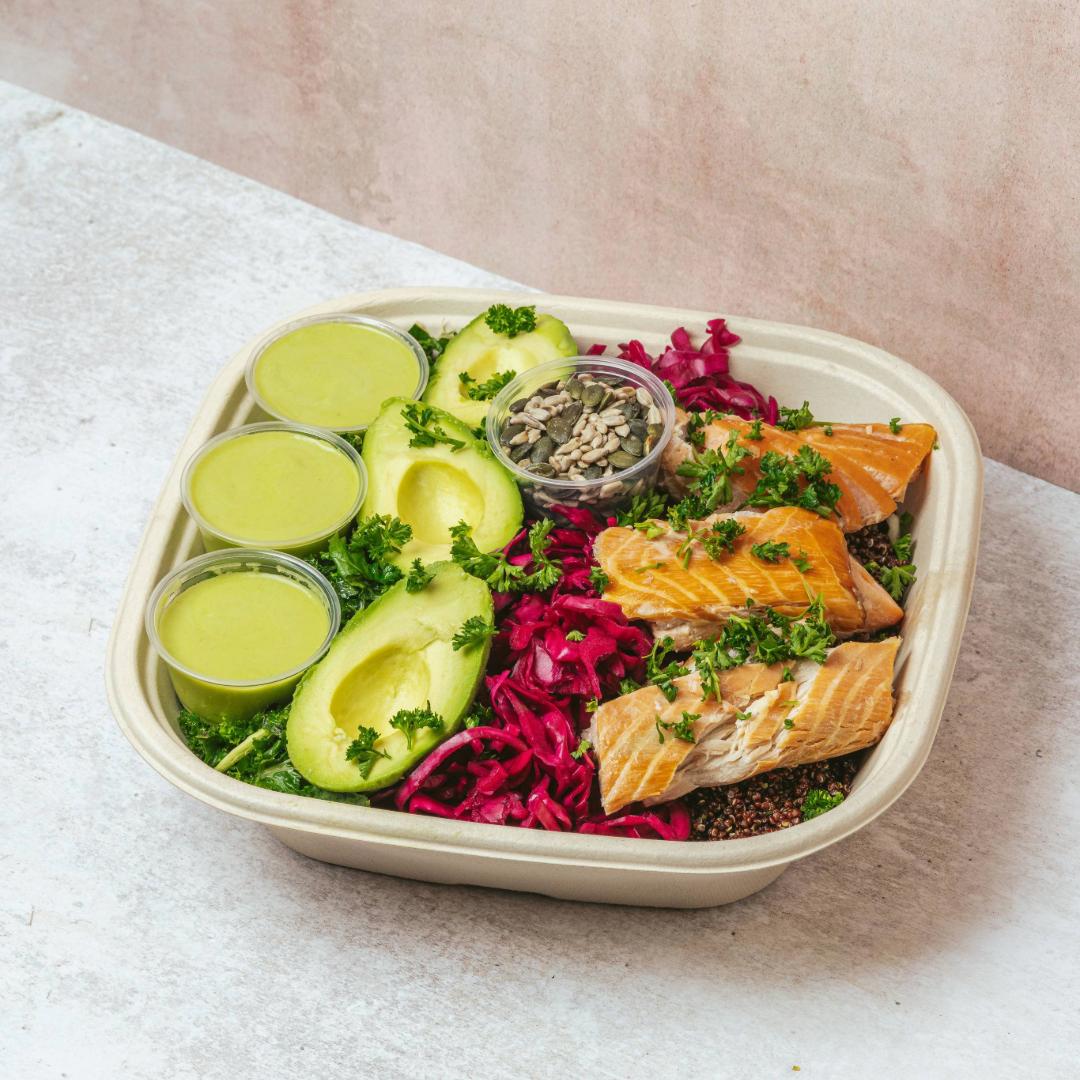Salmon Avocado Platter