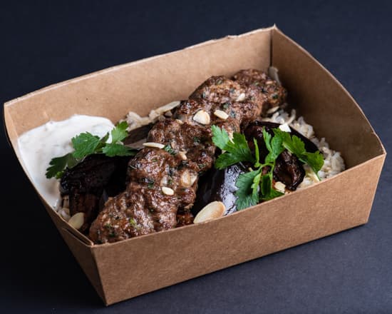 Turkish Lamb With Aubergine & Rice