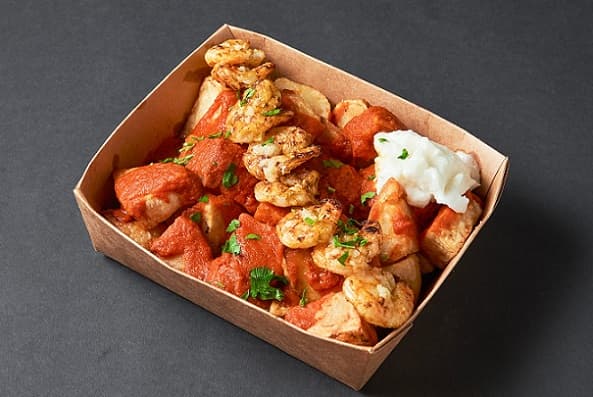 Spanish Prawns With Potatas Bravas