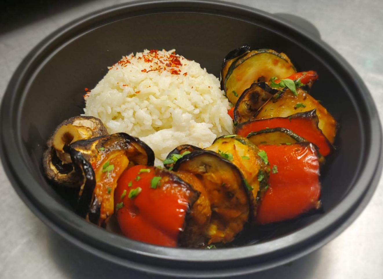 Grilled Vegetable Kebab