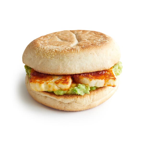 Smashed Avocado & Halloumi Muffin