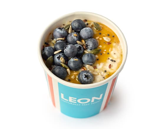 Blueberry, Honey & Toasted Seeds Porridge
