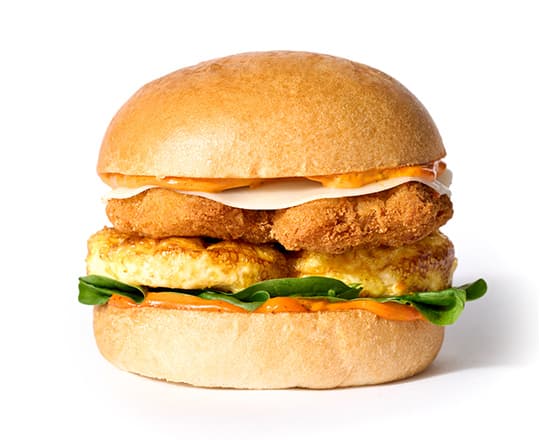 Korean Chicken & Egg Sando