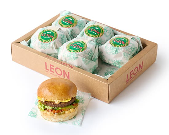 Vegan LOVe Burger Platter