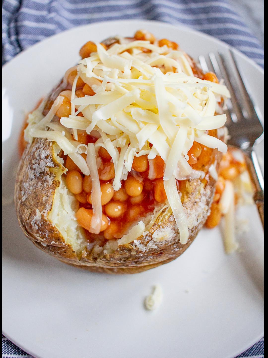 Jacket Potato with Cheese & Beans
