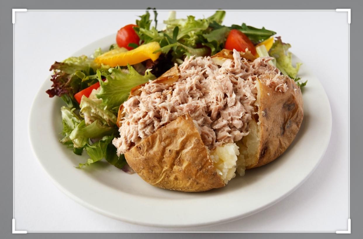 Jacket Potato with Tuna Mayonnaise
